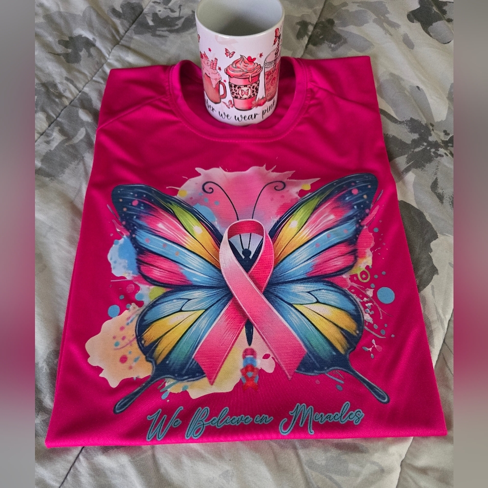 Womens Cancer Awareness T-shirt - Picture 4 of 4